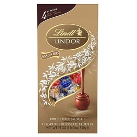 Lindt Lindor Assorted Gold Bag, 19 oz - Irresistible Swiss Chocolate Truffles -