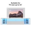soges Floating TV Stand with LED Lights, Television Shelf for