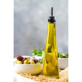 World Of Flavours Italian 200ml Pyramid Oil And Vinegar Bottle