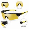 UV400 Polarized Sports Sunglasses for Cycling – Lightweight Wraparound Eyewear