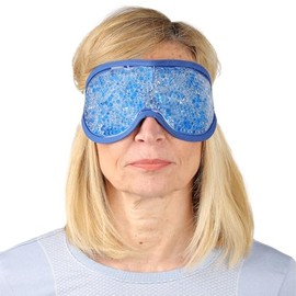 BIOS Living Gel Bead Eye Mask, Cooling Eye Mask, For Puffy Eyes, Cold Mask Compress, Soothing Eye Mask, Migrane, Head Ache, Cooling Mask