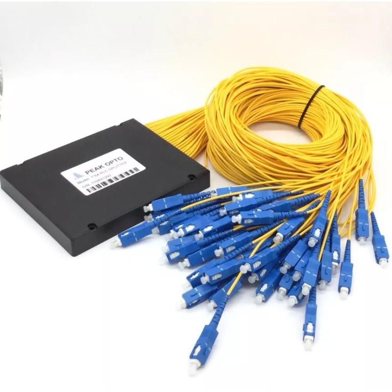 Peak Opto 1X64 PLC optical splitter, planar waveguide-type optical splitter