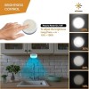 VYANLIGHT LED Puck Lights 16 Colors w/ Remote - Rechargeable