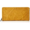 Takeokikuchi 720627 Oyster Accessories, Long Wallet, Zip Around, Camel