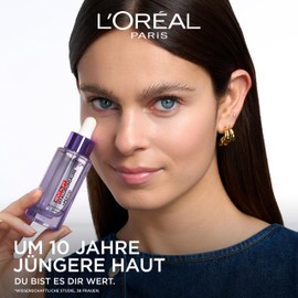 L'Oréal Paris Hyaluron Serum, Revitalift Filler, Anti-Ageing Face Care, Anti-Wrinkle with 1.5% Pure Hyaluronic Acid and Vitamin C, 30 ml.