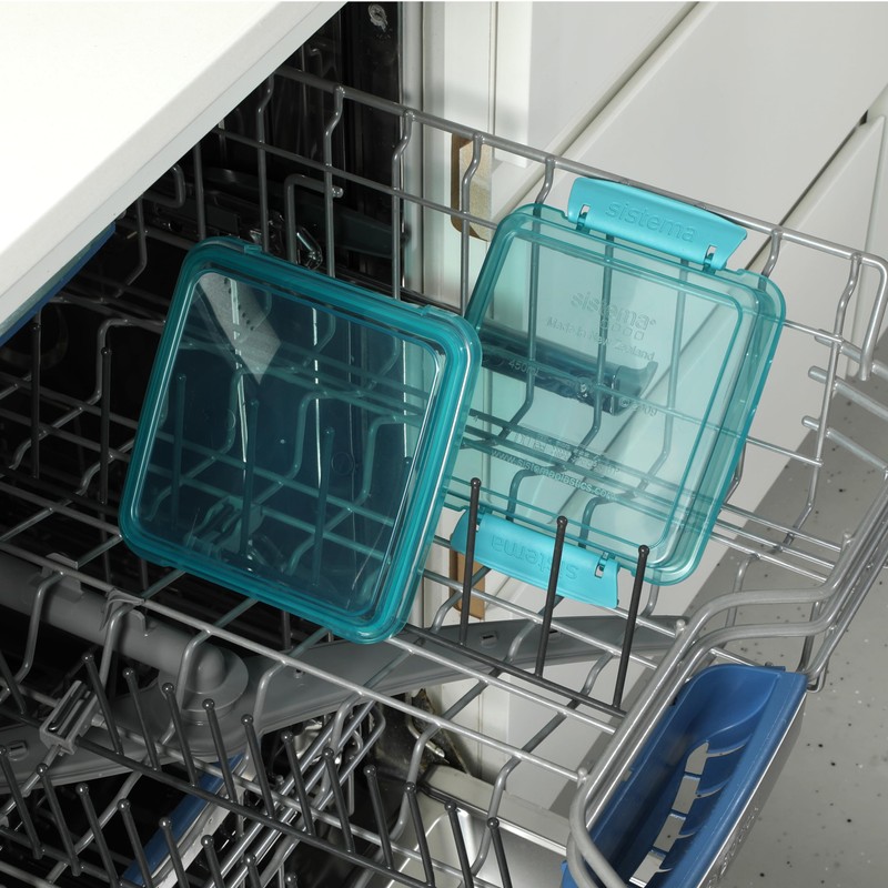 Sistema Ocean Bound Plastic Sandwich Box 450ml Food Container and