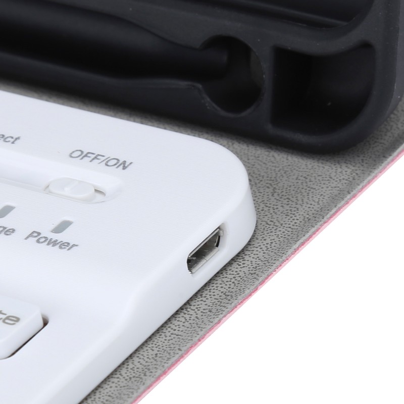 For Bluetooth Wireless Tablet Keyboard Detachable Keypad Case with Pen