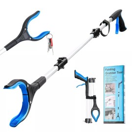 Honeysuckle 43 inch Extra Long Grabber ToolFoldable Pick Up Stick with Strong Grip Magnet...