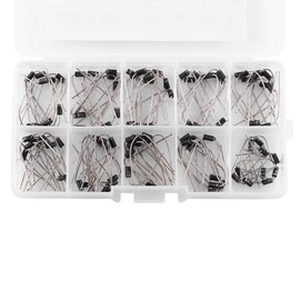 Diode Assorted Assortment Kit, 10 Value Rectifier Diodes 1N4001 to 1N5819, Total 100 Pieces