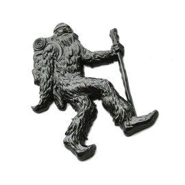 1x Sasquatch Emblem Car Badge Side Rear Front Hood Door Decal Sticker Compatible with Bronco Universal Car Truck SUV (Gray)