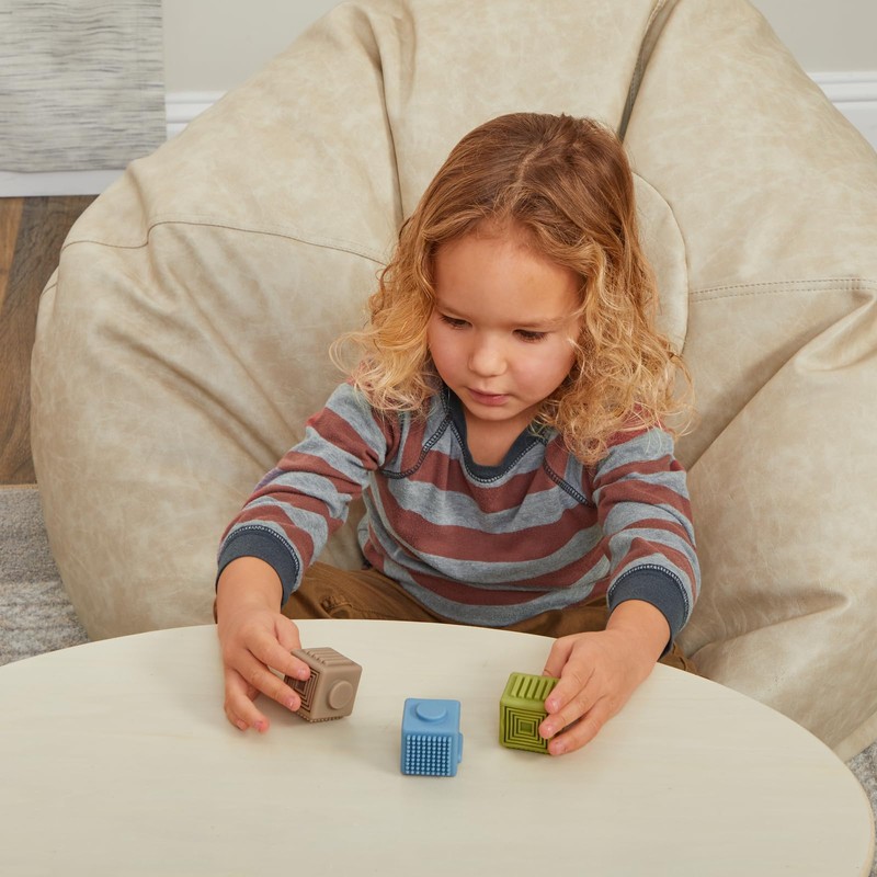 Really Good Stuff Sensory Fidget Finger Cubes-Set of 4