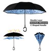 MRTLLOA 40/49/56 Inch Oversize Windproof Inverted Reverse Upside Down Umbrella,