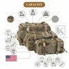 KRYDEX Tactical Modular Pouch Set Outdoor Backpack Organizer Travel Suitcase
