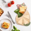 laboos Home Small Cutting Board, Cute small cat-shaped cutting board