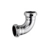 ZM Heavy-Duty 90-Degree Elbow with Slip-Joint Connection, Chrome