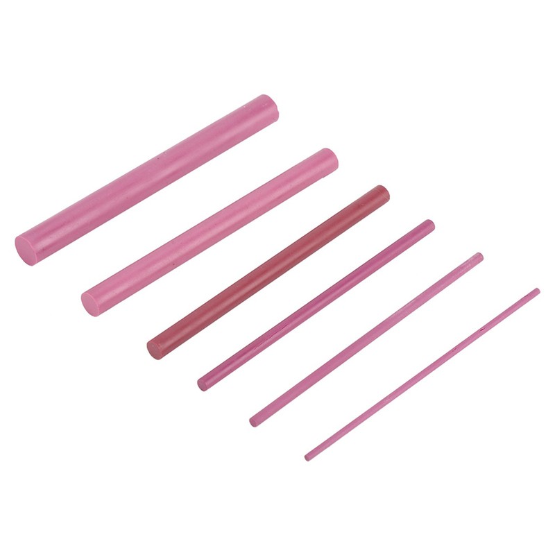 6 PCS 3000 Grits Ruby Polishing Oil Stone Sharpener Sharpening