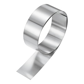 M METERXITY 1-Pack Aluminum Flashing, 3.3ft x 2" x 0.02" (LxWxT) Aluminum Flashing Roll, Roofing Metal Strip Sheet Roll for DIY Crafting/Engraving/Lasering