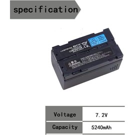 DZYZWSGFCLJX [1 Pack] BDC70 7.2V 5240mAh Battery for Top-con, Sokkia Total Stations/GPS Station and GNSS Receivers