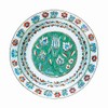 Ashomlean - Turkish Flowers Plate Plate Painted Tin Enamel Plate