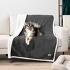PetAmi Premium Waterproof Soft Sherpa Pet Blanket by Cozy, Comfortable,