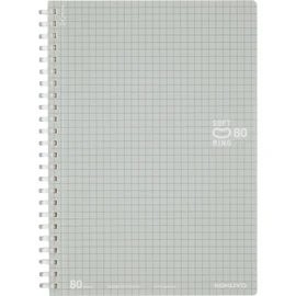 Kokuyo soft ring Grid Ruled 80 Sheets A5 Silver Space – sv338s5 – C 5 Books Set
