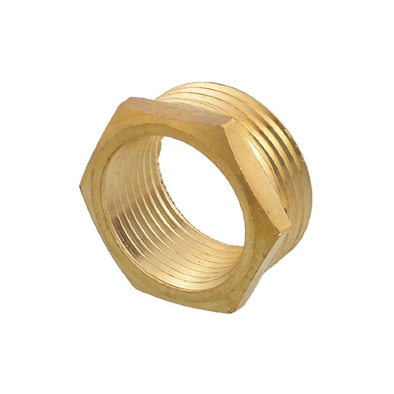 sourcingmap 25mm Female to 32mm Male Thread Adapter Fitting Brass