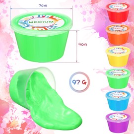 24 Packs 6 Strengths Therapy Strengthening Hand Exercise Putty Exercise Putty Stress Putty Kit for Adults Relief,3 Ounces