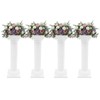 4Pcs Wedding Roman Column, Artistic Roman Column Statue Party Flowerpot