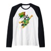 'Rocky Do-Right s Raccoon Superhero s Retro Comic Strip Raglan