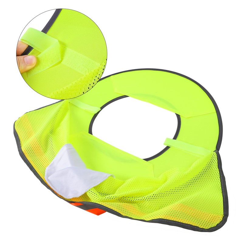 Hard Hat Sun Shade and Neck Gaiter Face Scarf Full