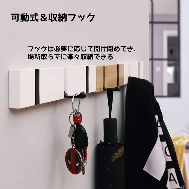 YWHWLX Wall Hanger Wall Mount Flip 3-Pack Open/Close Fashionable Movable