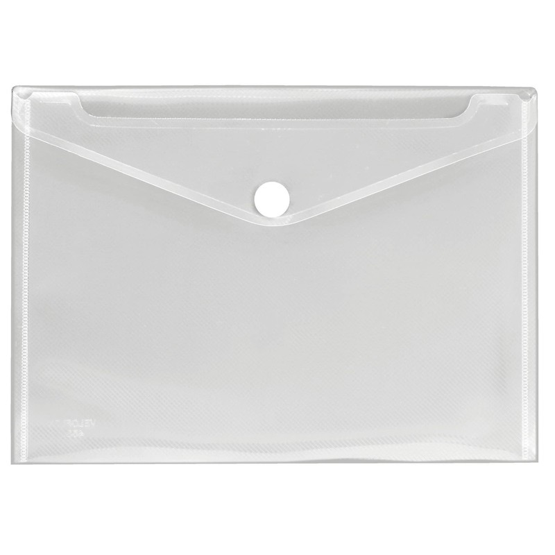 VELOFLEX A453010 Document Wallet Crystal, Pack of 10, DIN A4,