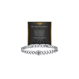 Men's Compass Bracelet 2024 Graduation Gifts for Him, College, High, Middle School Graduation Gifts for Him Son Brother Daughter Boyfriend Form Mom Sister Girlfriend First Day of School Back to School Congratulations Gift Ideas Christmas Stocking Stuffer