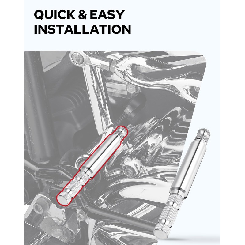 Amazicha Inner Shift Lever Shaft Stainless Steel Fit for Harley