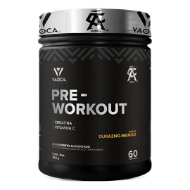 Pre-entrenador En Polvo Yaoca Durazno-mango 360 Gr