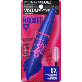 Maybelline New York Volum' Express The Rocket Washable Mascara, Blackest Black, 0.3 fl. oz.