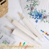 Aodaer 6 Pcs Wedding Umbrellas 33 Inch White Paper Parasol