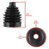 Caltric 2 Front Axle Outer And Inner CV Boot Kit