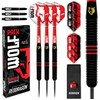RED DRAGON Wolf Pack 20g Steeltip Brass Darts Set with