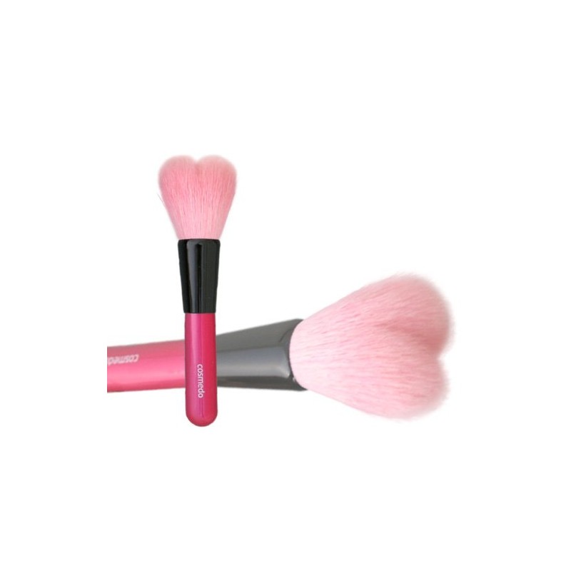 Takumi no Cosmetic Brush, Kumano Brush, Heart-shaped, Cheek Brush (H-015P)