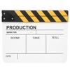 30x25CM Acrylic Clapperboard Director Movie Film BuiltIn Magnet Photography Action