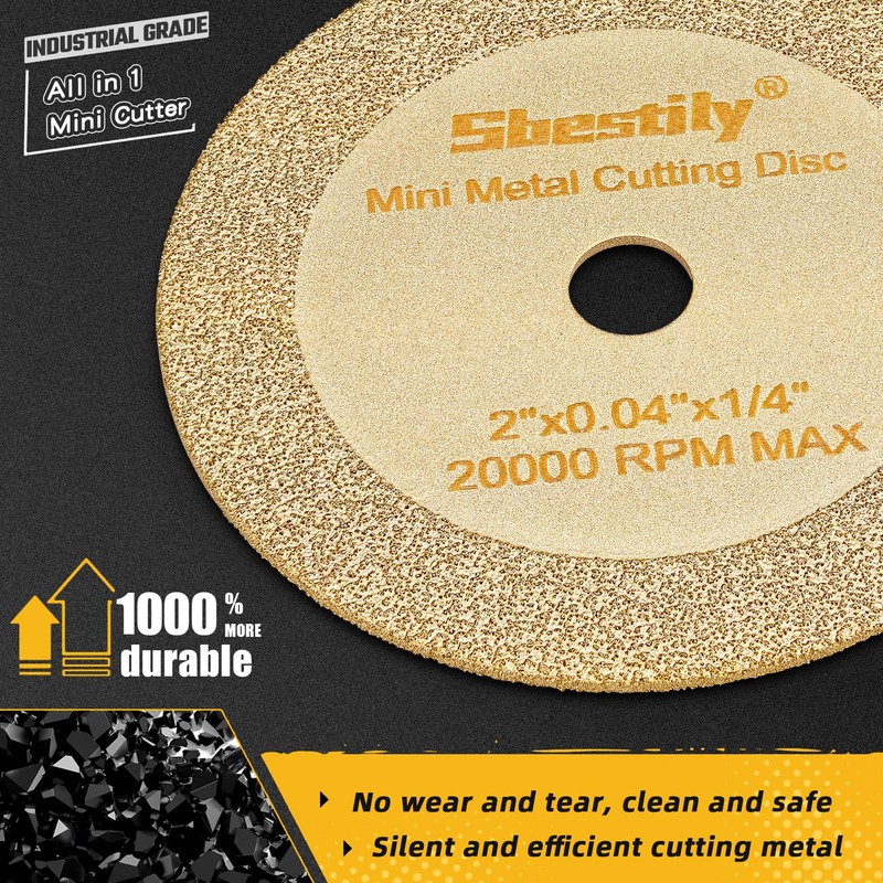 Sbestily Diamond Cutting Wheel 2 Inch Die Grinder Cut Off