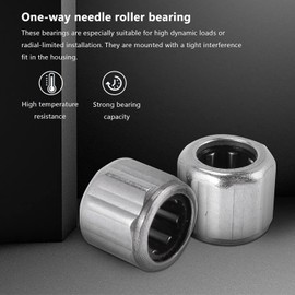 TUZUK 10pcs Needle Roller Bearings HF081412 Outer Ring Octagon Unidirectional Needle Bearing 8x14x12mm for Manufacturing Industry