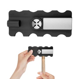 Watlikeup 5 in 1 Snooker Cue Tip Shaper Tool,1PCS Black Cue Tip Shaper,Snooker Accessories,Snooker Cue Tip Repair Kit with Scuffer, Shaper, Tapper,Portable Design Pool Cue Tip Shaper for Rapid Repair