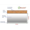 8-inch Long Bench/Dough Scraper, Stainless Steel Blade, Commercial Kitchen Tool
