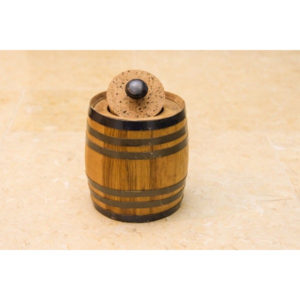 Engraved Cigar Barrel Humidor (Small)