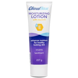 Glaxal Base Glaxal Base Daily Moisturizing Lotion with Vitamin E for Dry Skin and Sensitive Skin, Hypoallergenic & Paraben-Free, 227g