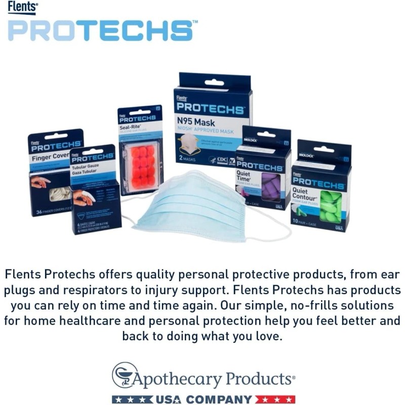Flents Foam Ear Plugs, 10 Pair with Case for Sleeping,