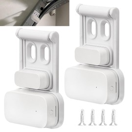 2 Pcs Garage Door Bracket for Aqara T1 Alarm Entry Sensors, Quick Installation & More Protection for Your Garage Door, Garage Door Security Accessory
