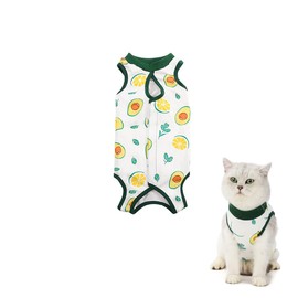 Cat Surgical Recovery Suit, Breathable Surgery Wear Kitty Clothes for Prevent Lick Wound, Speed Up Wound Recovery, E-Collar Bandages (Please Measure Your pet Size befor Purchasing)